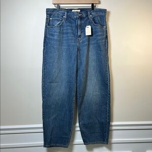 Levi’s Premium Women’s Baggy Dad Classic Blue Jeans Size 32 x 32